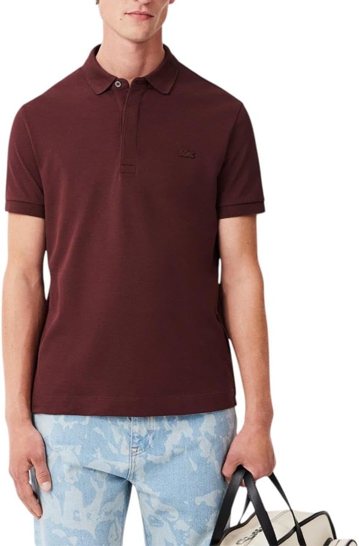 

Lacoste мужская растягивающаяся хлопковая парижская поло, Brown, Коричневый, Lacoste мужская растягивающаяся хлопковая парижская поло, Brown