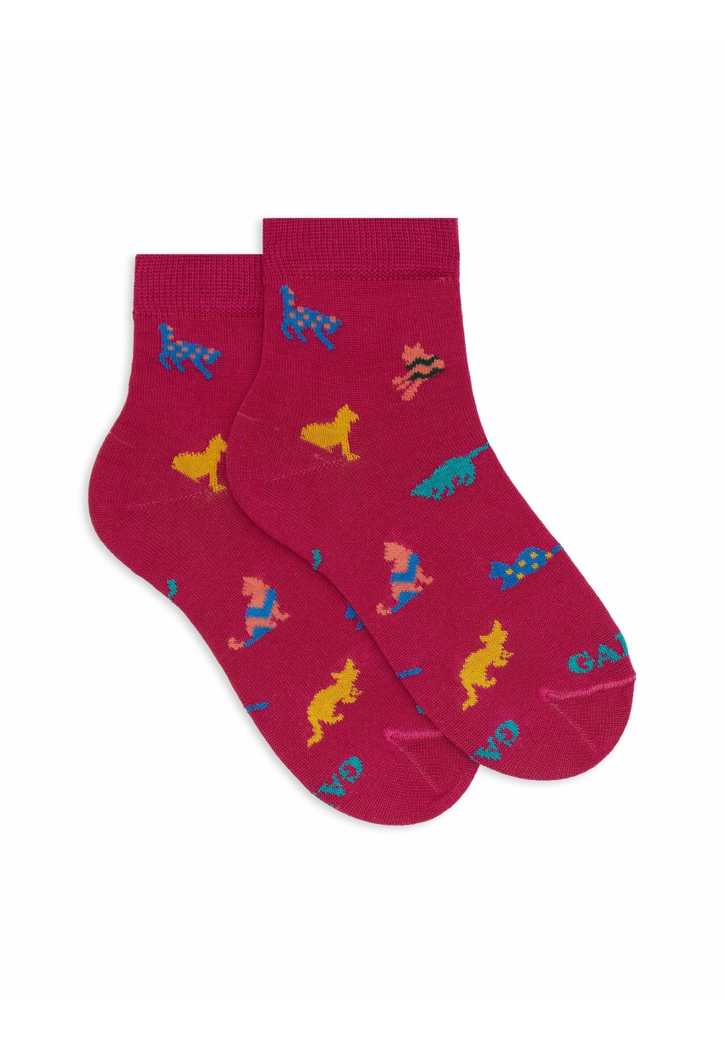 

Носки WITH CAT MOTIF Gallo, фуксия