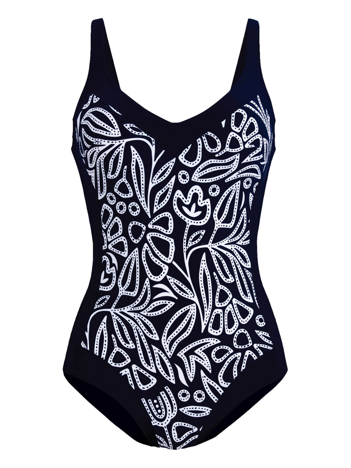 

ANITA Купальник 'Flower Dots' в синем цвете