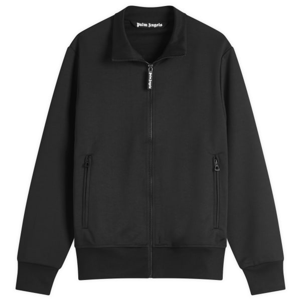 

Спортивная куртка с изогнутым логотипом Palm Angels, черный