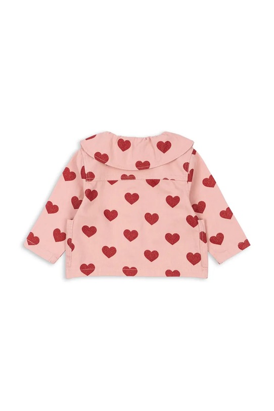 Детская джинсовая куртка MAGOT COLLAR JACKET GOTS Konges Sløjd, розовый — фото 3