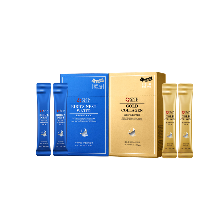 

SNP Патчи Bird's Nest Gold Sleep для лица с эффектом лифтинга, увлажнения и питания для всех типов кожи