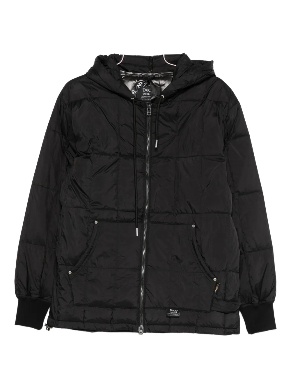 

Стеганая куртка с капюшоном Taion, черный