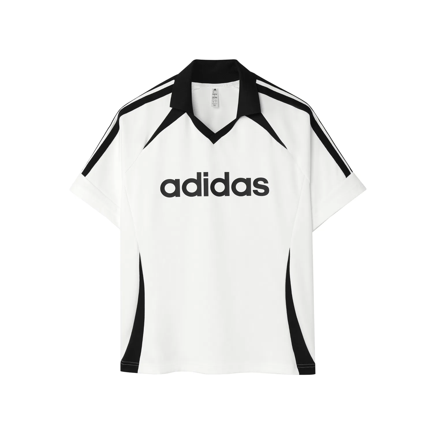 Футболка с V-образным вырезом Adidas белая