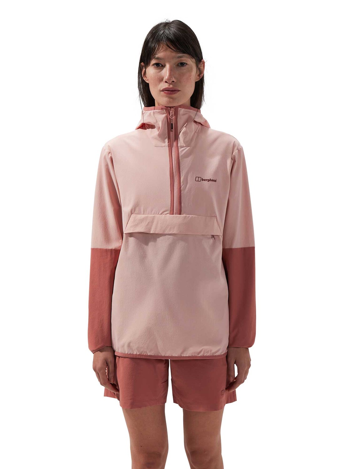 

Анорак Berghaus W WANDERMOOR WIND SMOCK, розовый