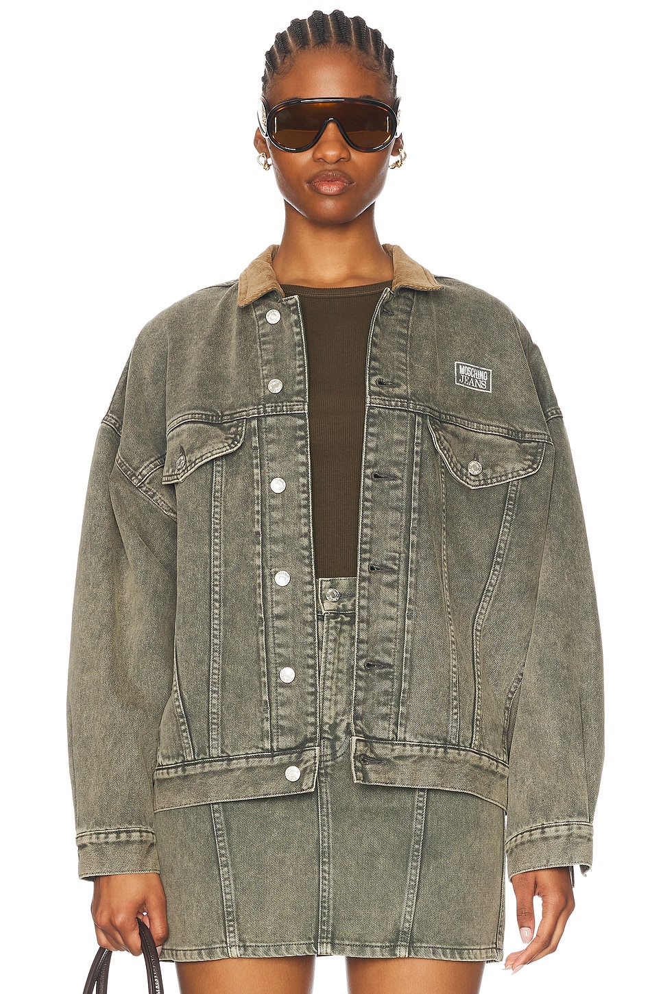 

Джинсовая куртка Moschino Jeans, Multi Grey