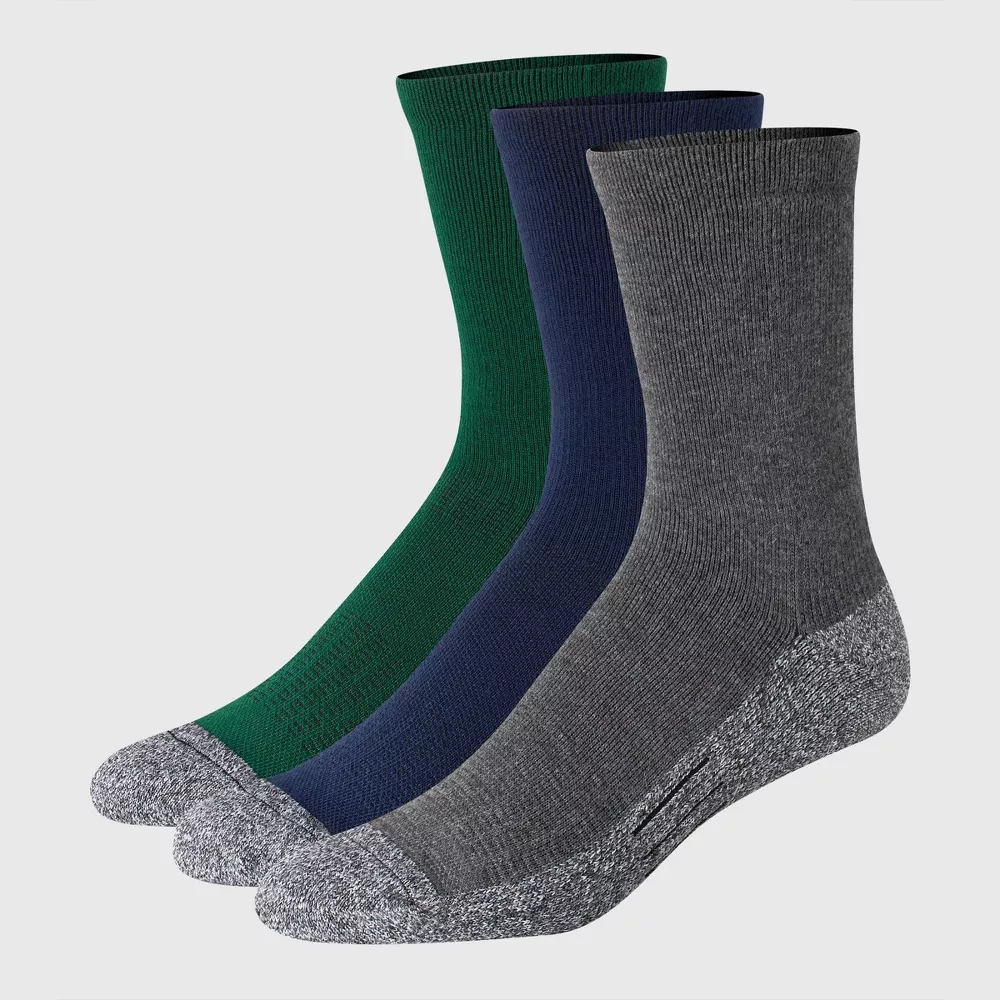 

Носки Hanes Premium для мужчин, полная поддержка, 3 пары, цвет Green