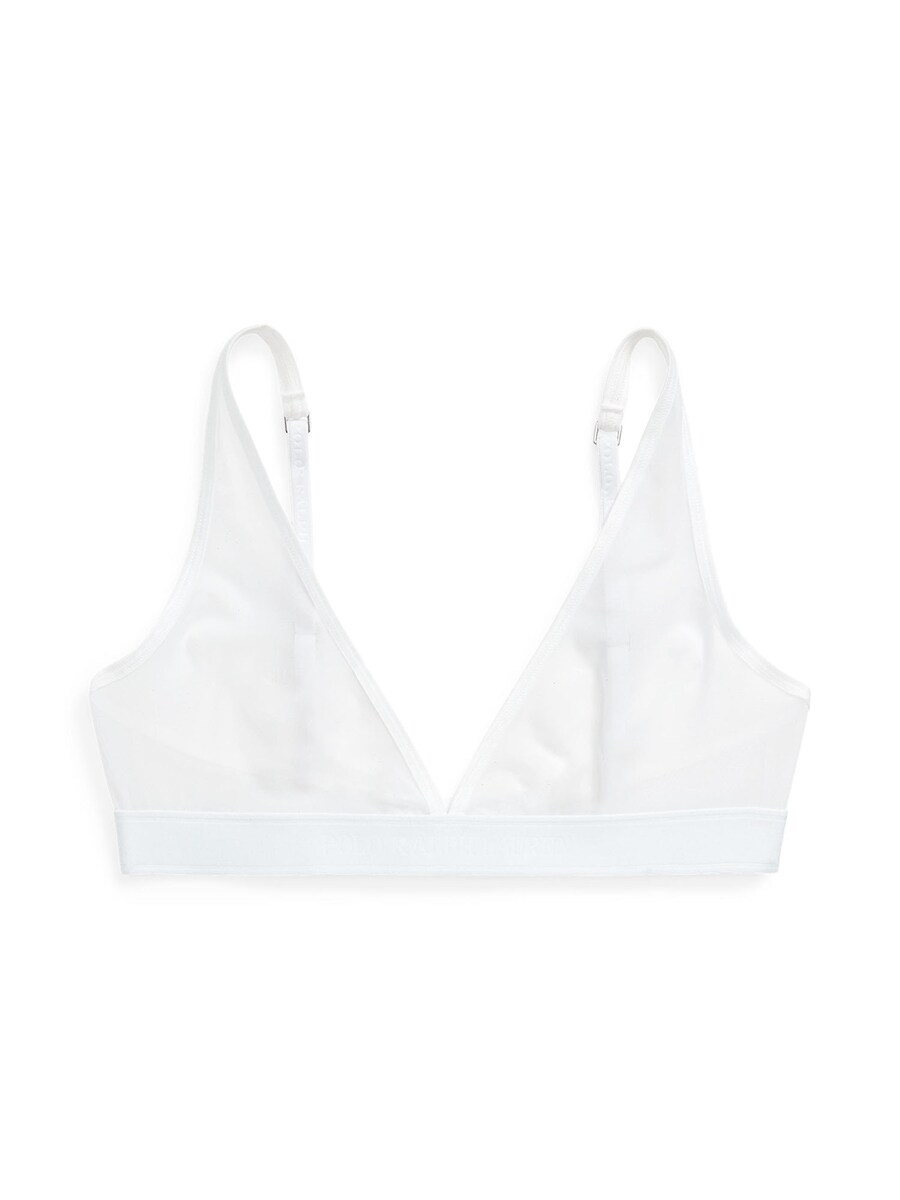 

Треугольный бюстгальтер Polo Ralph Lauren Triangle Bra UNLINED PLUNGE BRA, белый