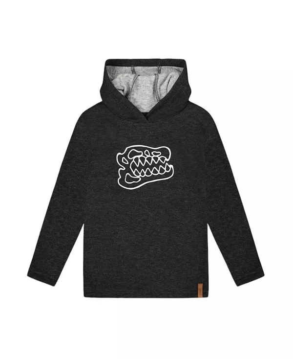 

Детская толстовка с длинными рукавами из очень мягкого трикотажа с начесом. Deux Par Deux, черный