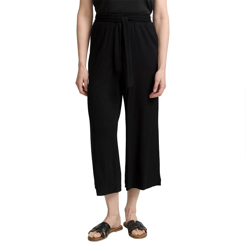 

Брюки Tom Tailor Culotte Fit Jersey, черный