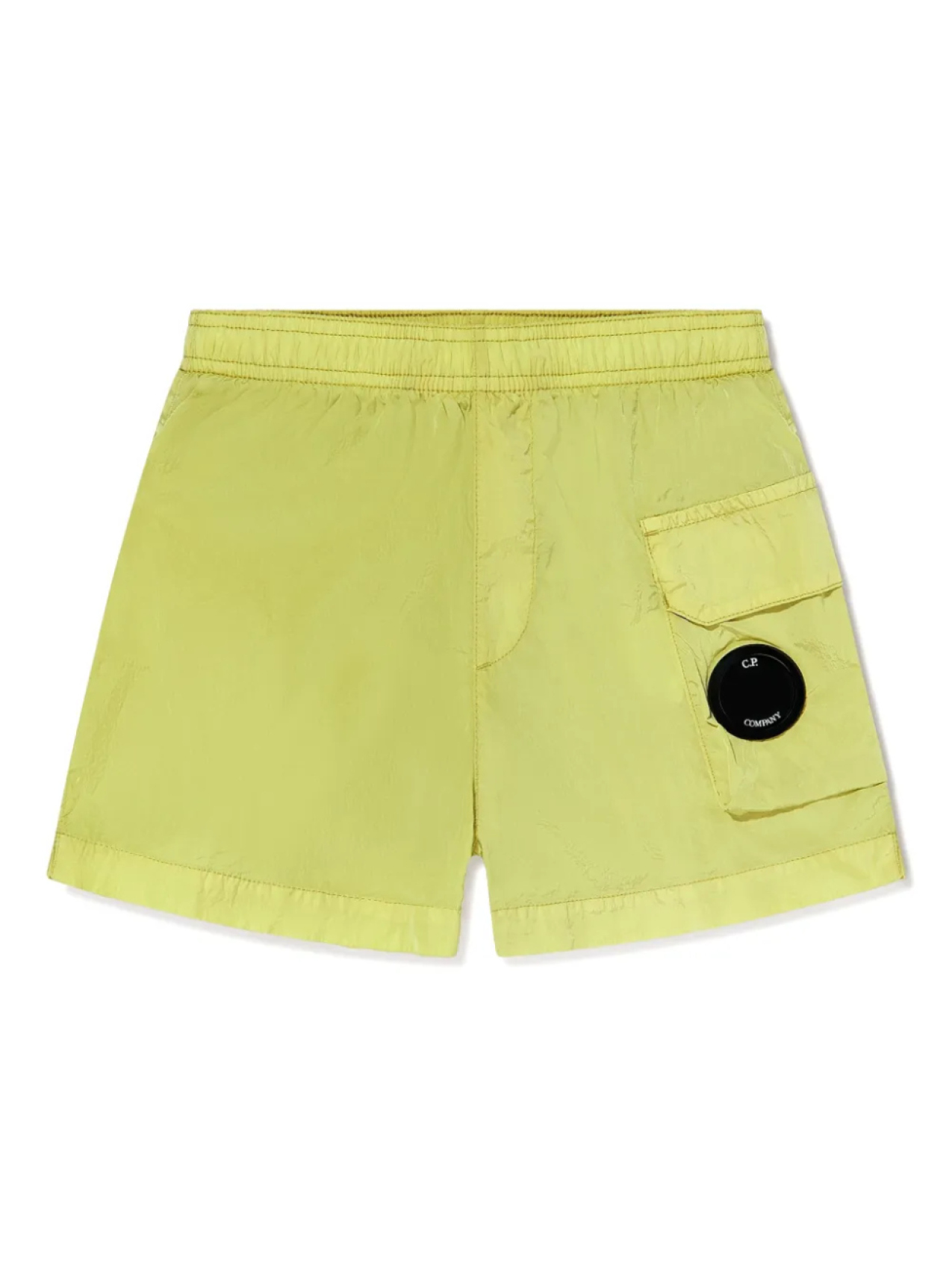 

Детские шорты с аппликацией в виде линз CP Company C.P. Company Kids, зеленый