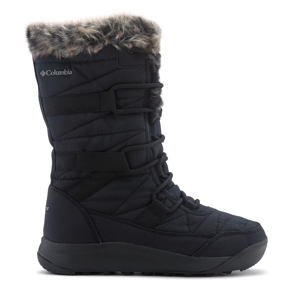 Женские зимние ботинки Columbia Minx iv Omni-Heat водонепроницаемые высокие, черный — фото 3