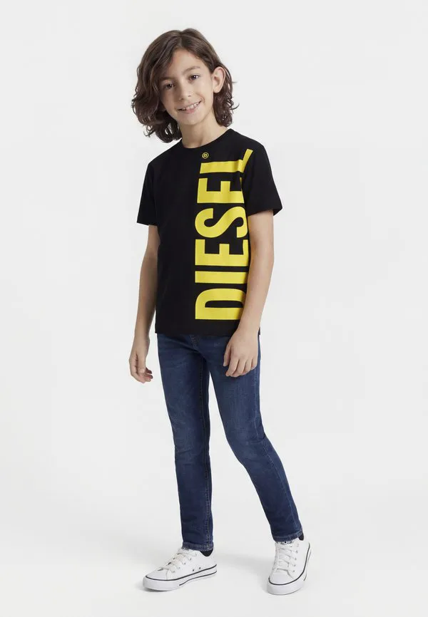 Футболка с принтом Diesel, Black