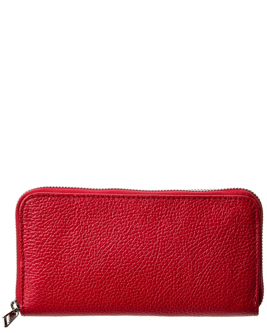 

Итальянский кожаный кошелек Italian Leather, красный
