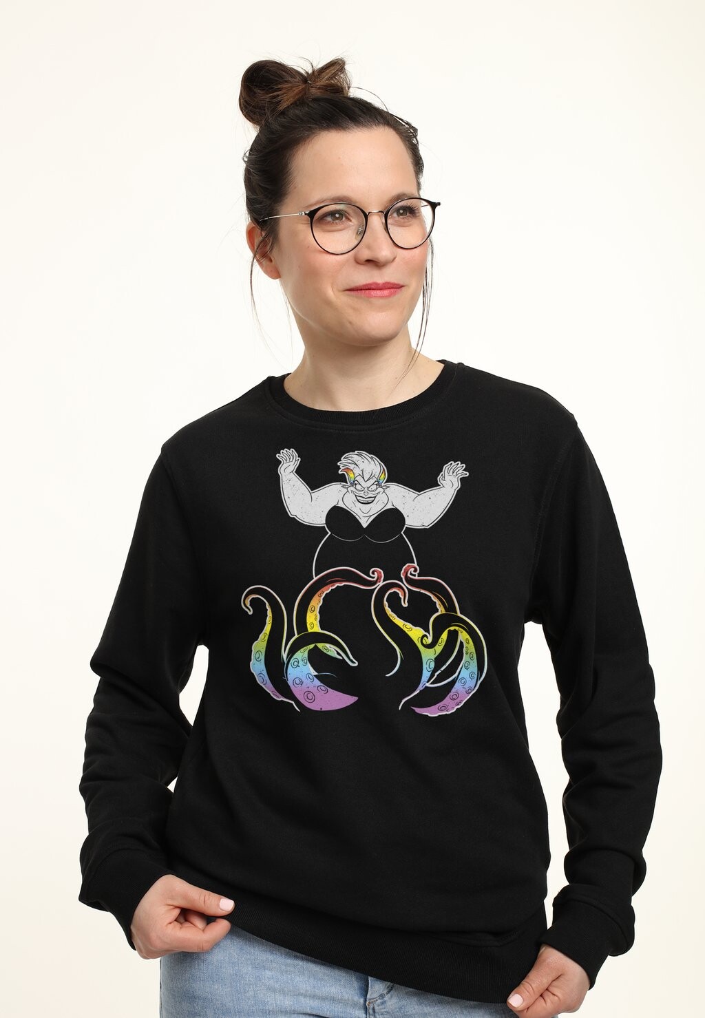

Толстовка THE LITTLE MERMAID RAINBOW TENTACLES Disney, черный