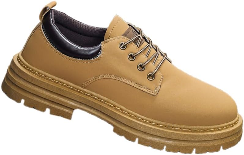 

Мужские оксфорды - повседневные с шнуровкой, с круглым носком, низкие, с прочной подошвой из ПВХ, подходят как для делового, так и для повседневного ношения, для любого сезона Clolinde, хаки