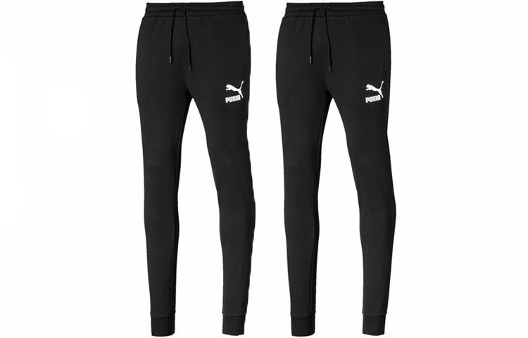 

Мужские трикотажные спортивные штаны Puma, цвет Black