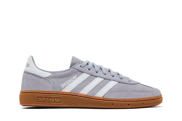 Кроссовки adidas Handball Spezial J 'Halo Silver Gum', серый — фото 2
