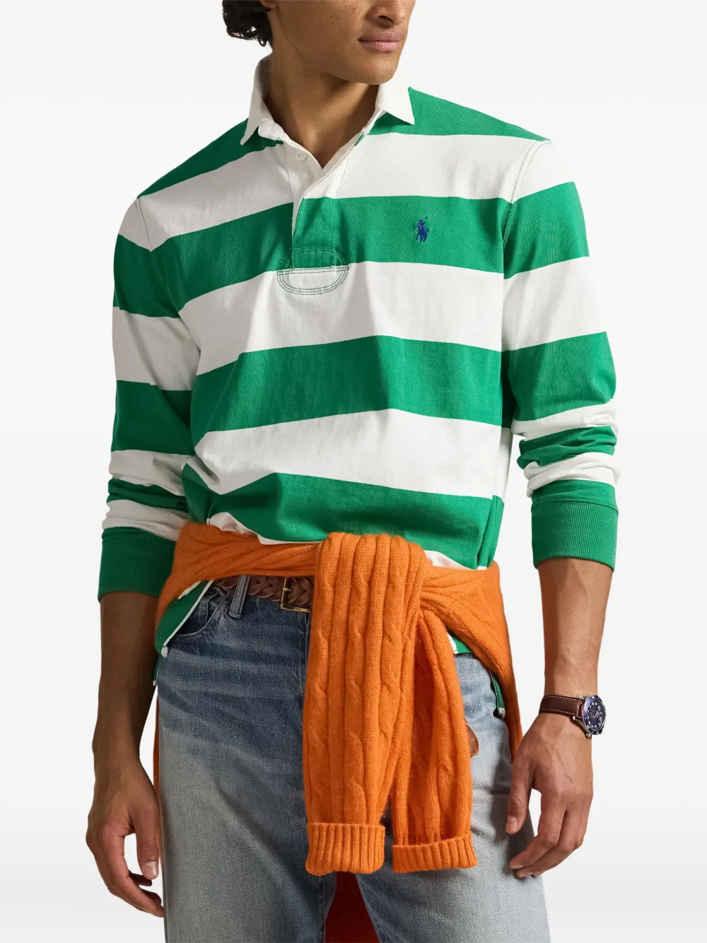 Рубашка The Iconic Polo Ralph Lauren, зеленый — фото 3