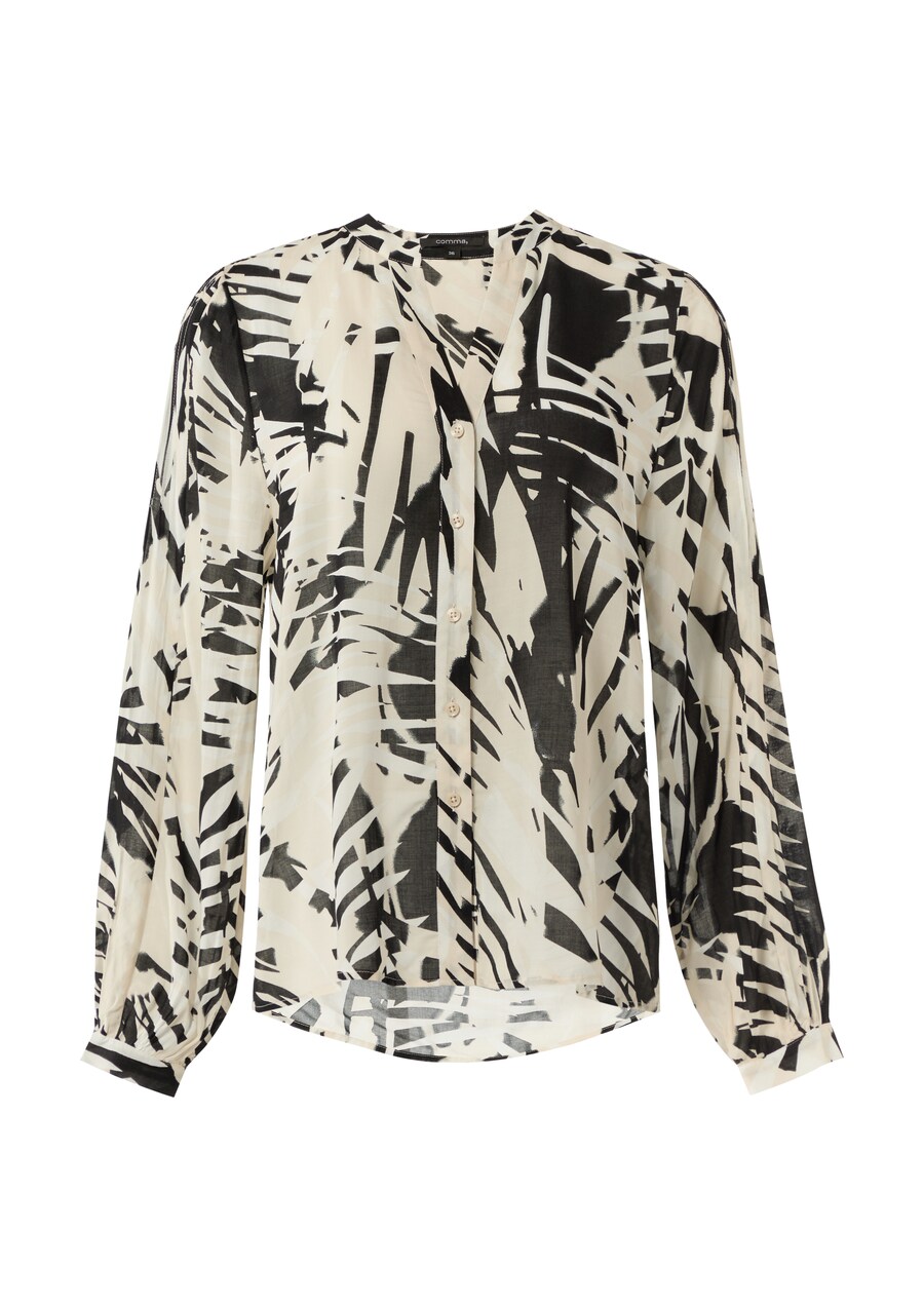 

Блузка COMMA Blouse, цвет cream/black