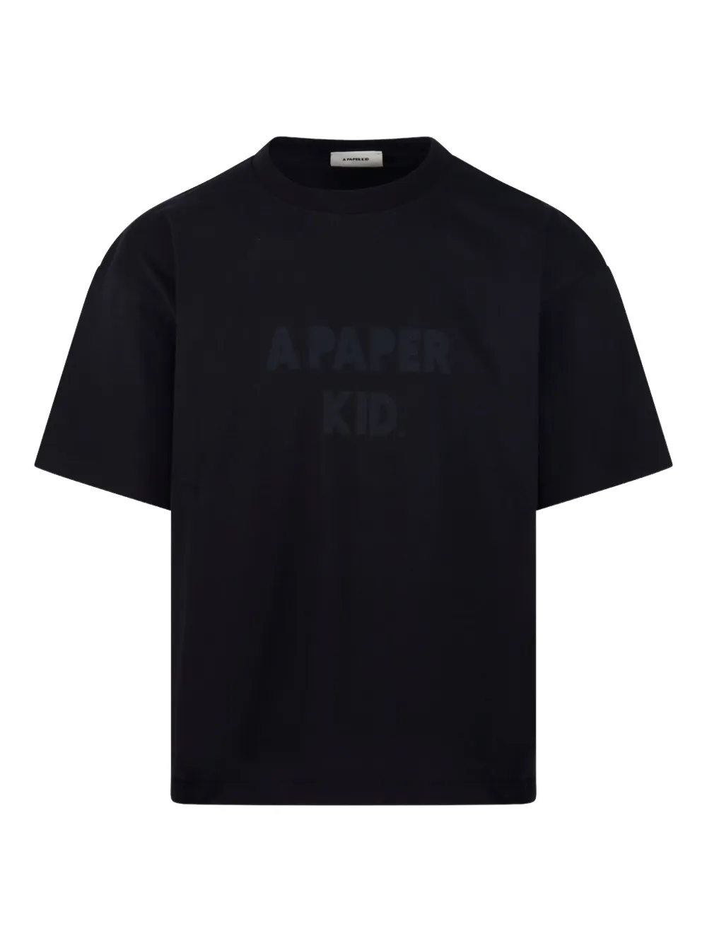 

Футболка с принтом логотипа A Paper Kid, черный