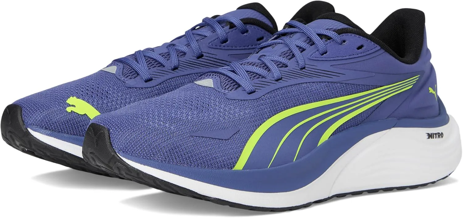 Мужские беговые кроссовки Puma Electrify Nitro 4, синий/желтый