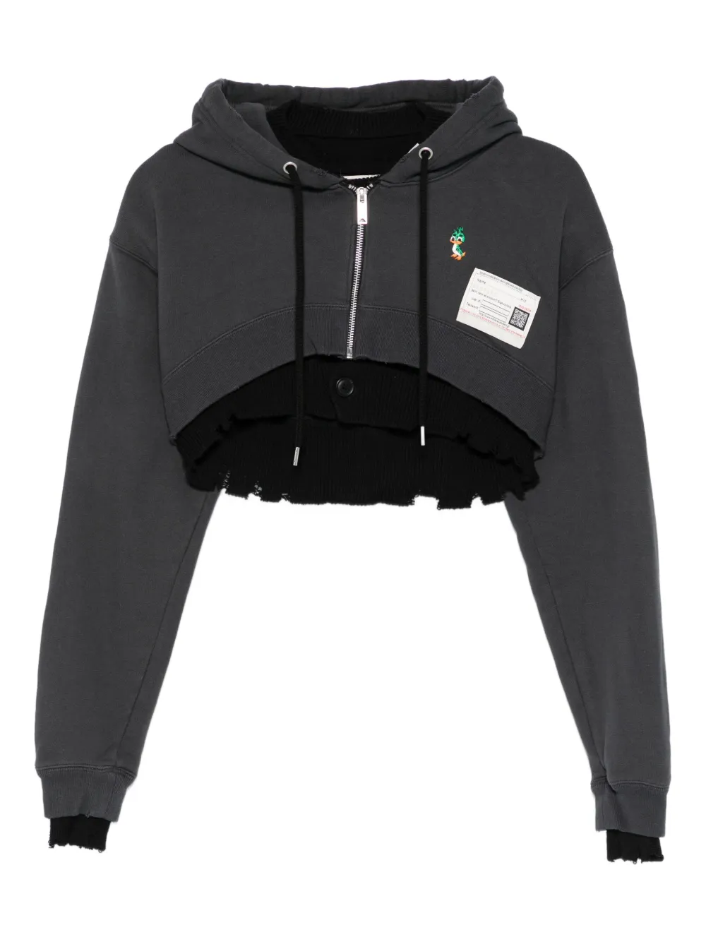 

Многослойная укороченная куртка Maison Mihara Yasuhiro, черный