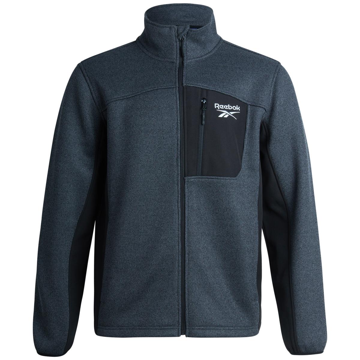 

OMRB1195EC Мужская флисовая легкая флисовая куртка Reebok, цвет charcoal