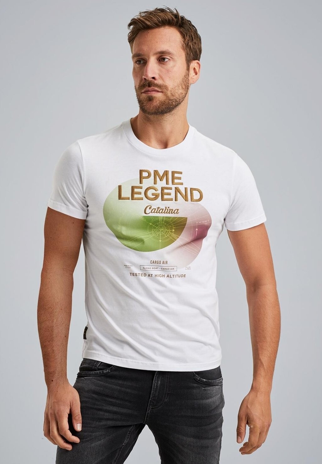 

Футболка с принтом PME Legend, цвет bright white