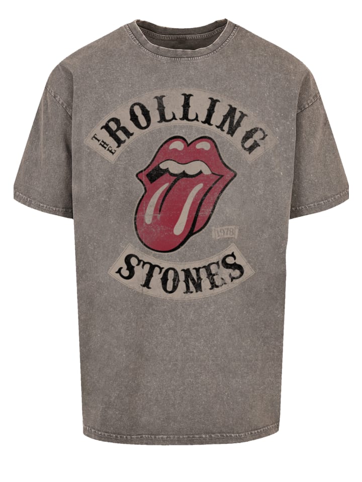 

Футболка F4NT4STIC Oversize T-Shirt The Rolling Stones Tour '78 Vector, серый