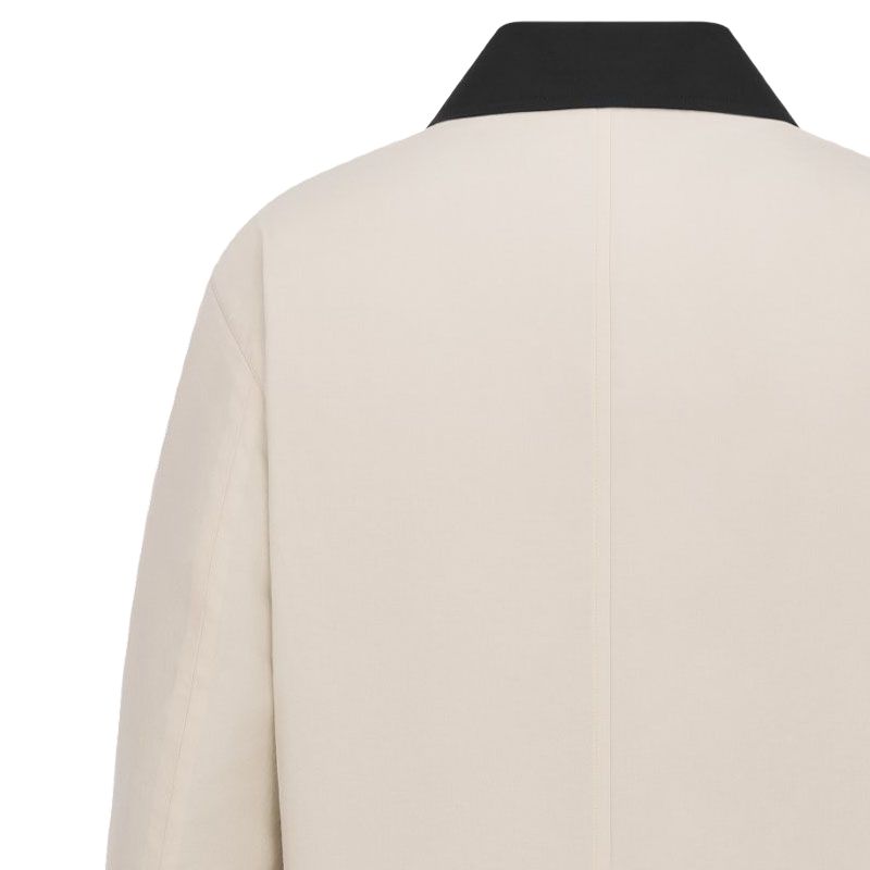 DIOR Мужская куртка на пуговицах с длинными рукавами, Beige — фото 4
