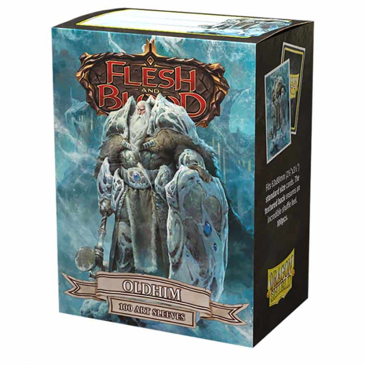 

Карточная игра Dragon Shield: Flesh & Blood - Oldhim - Art, Matte Card Sleeves (100ct)