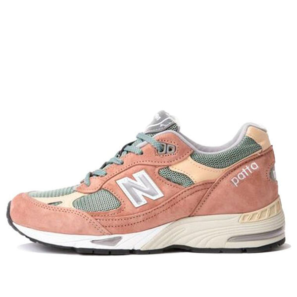 Кроссовки patta x 991 сделано в англии New Balance, розовый
