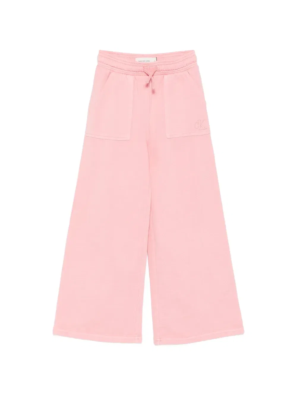 Спортивные штаны с вышитым логотипом Calvin Klein Kids, розовый