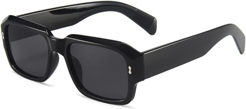 

Модные солнцезащитные очки для женщин в стиле ретро с заклепками, цветные, с защитой от УФ-излучения UV400; модные солнцезащитные очки для мужчин с градиентным переходом цвета SZVVBKK, Black Gray