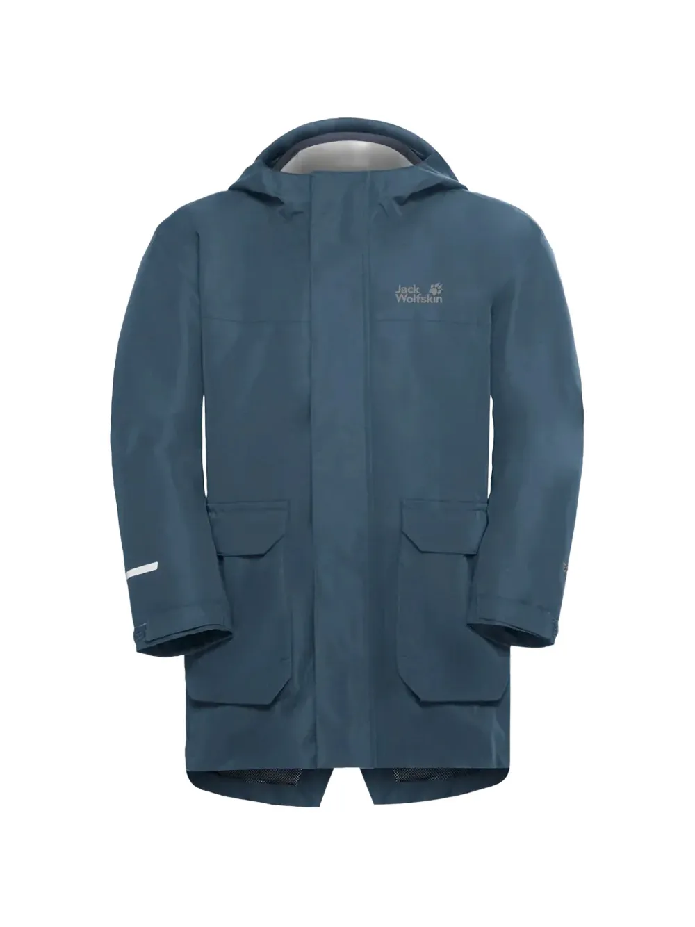 Трехв одном куртка на молнии Jack Wolfskin, синий