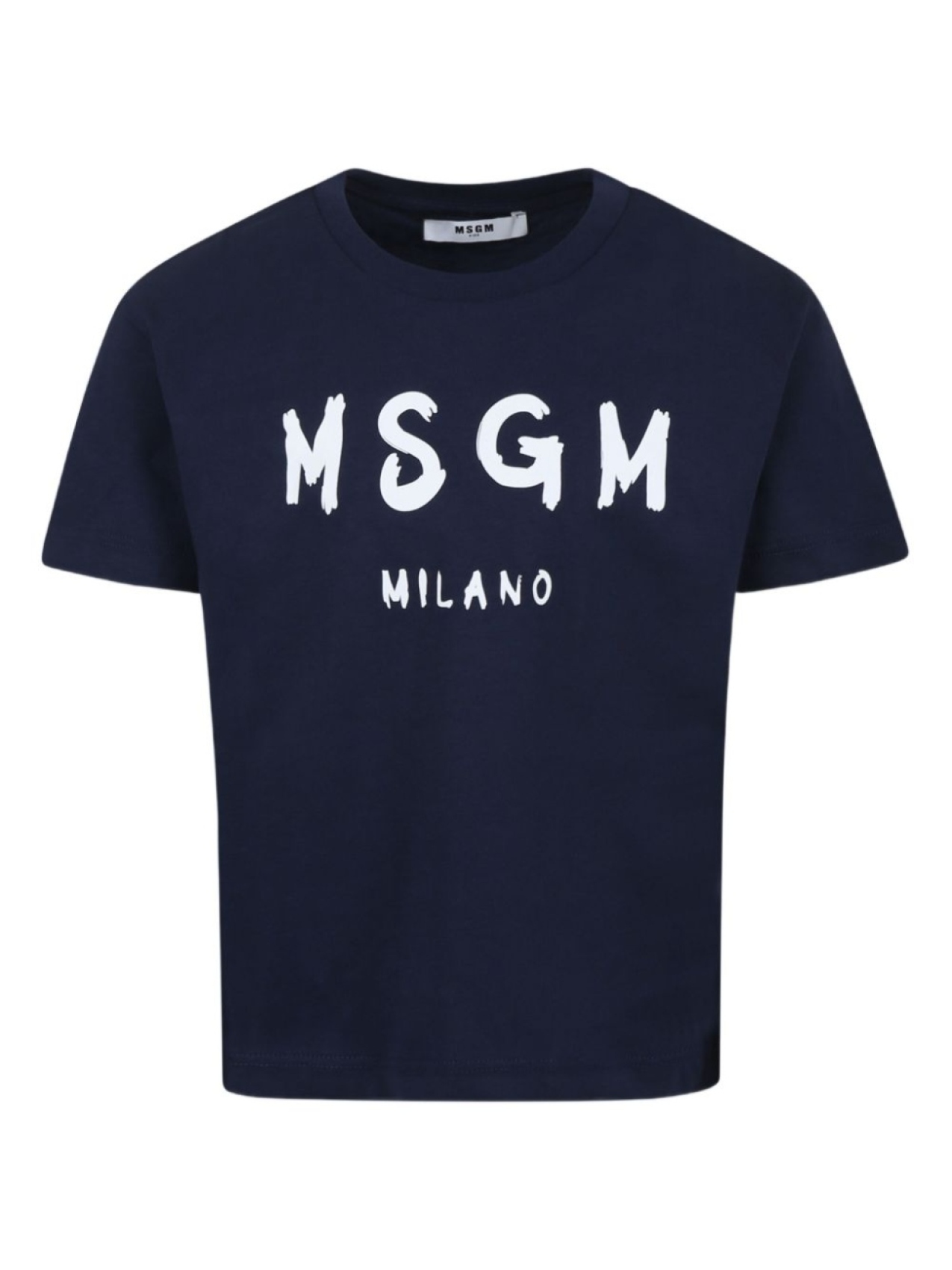 

MSGM Kids футболка с логотипом, синий