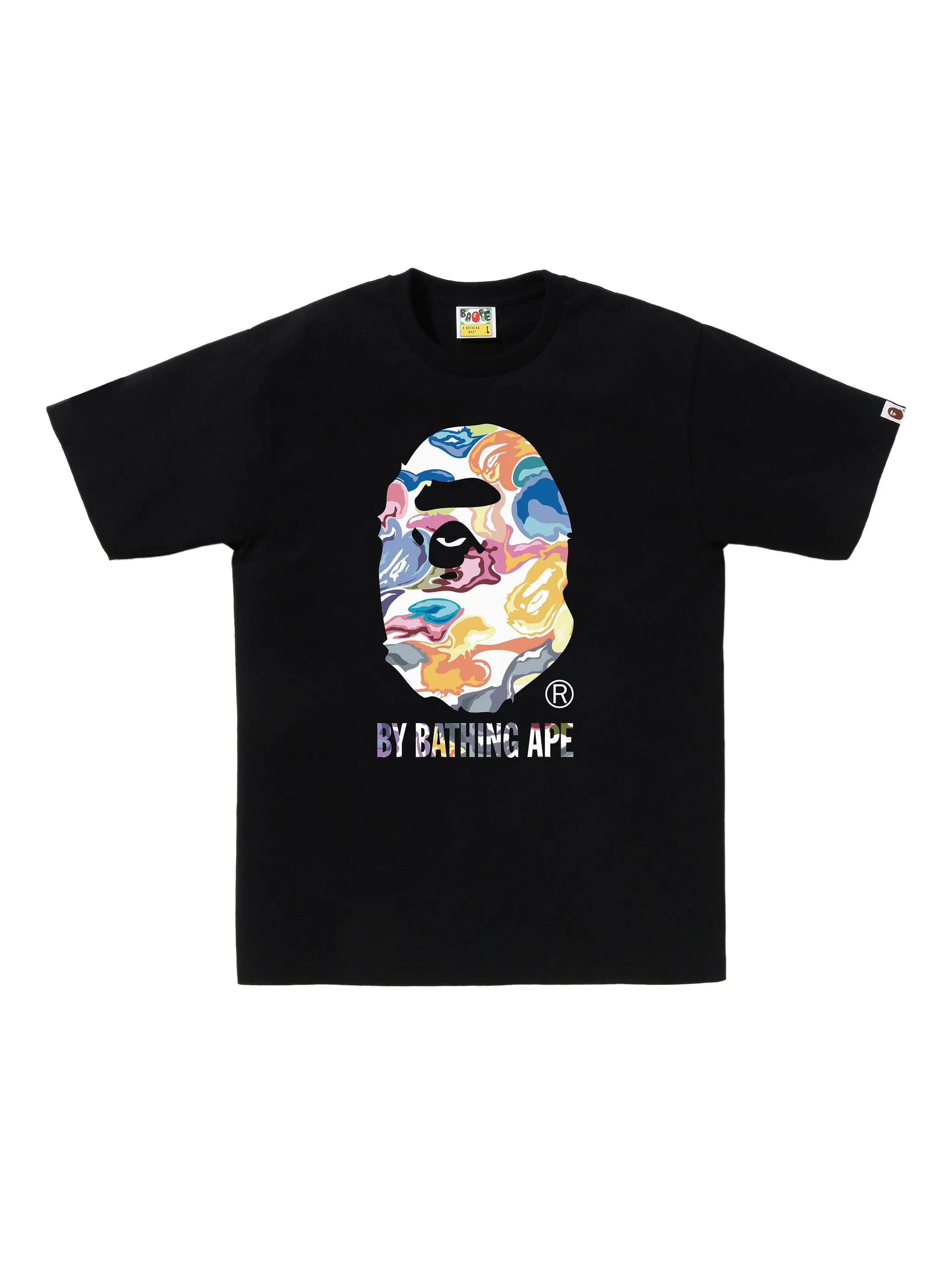 

Графическая футболка A Bathing Ape, черный