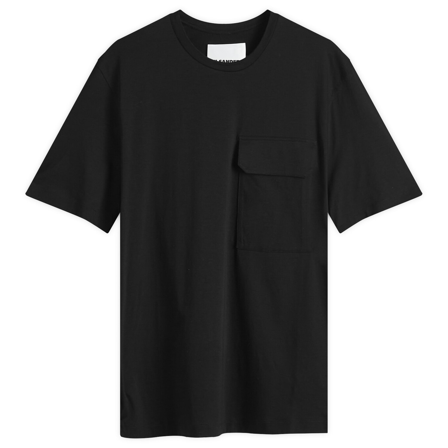 

Футболка Jil Sander Chest Pocket T-Shirt, черный