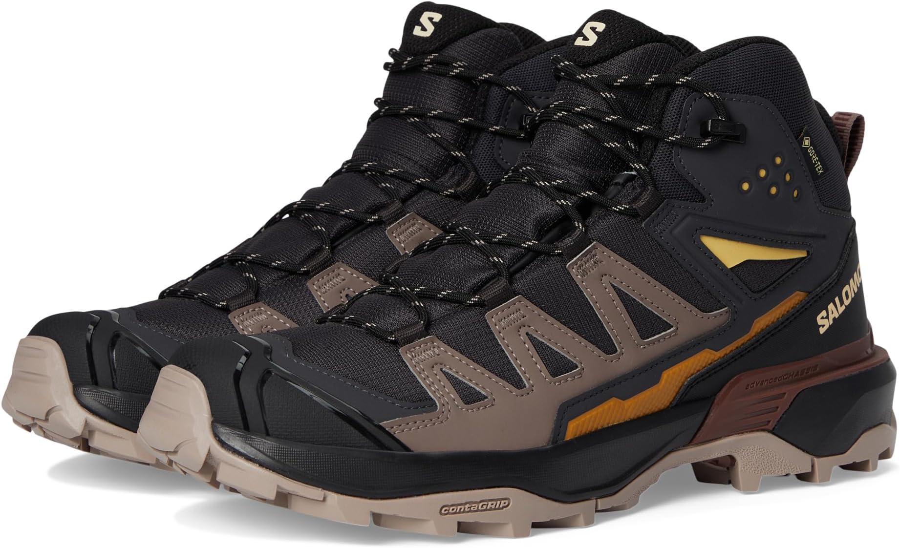 

Походные ботинки Salomon X Ultra 360 Mid GTX, цвет Phantom/Iron/Etherea