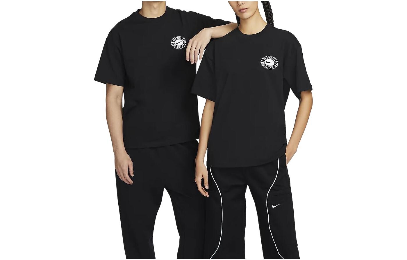

Футболка унисекс черная Nike, черный