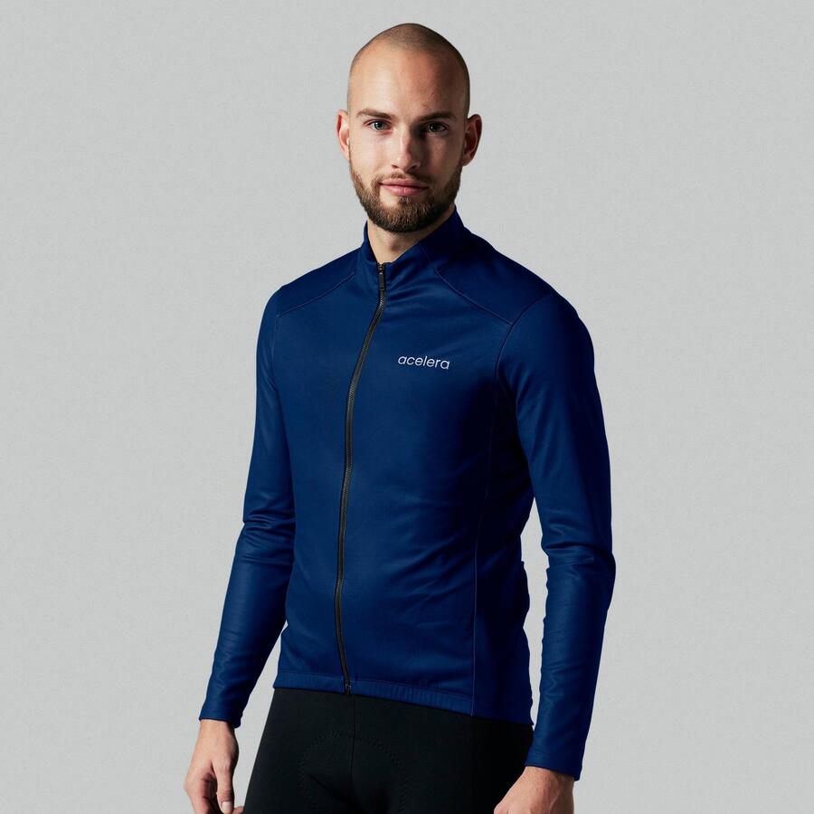 

ACELERA Флисовая велосипедная куртка – водонепроницаемая и ветрозащитная – одежда для велоспорта – велосипедная куртка