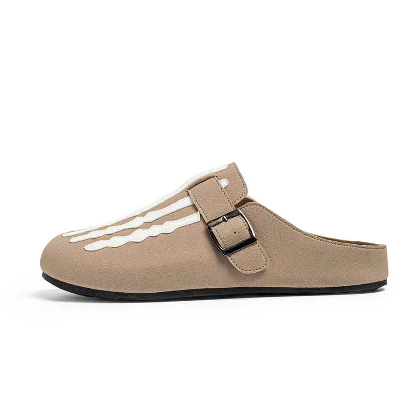 

NANJIREN Мужские закрытые тапочки-сандалии, цвет Sand