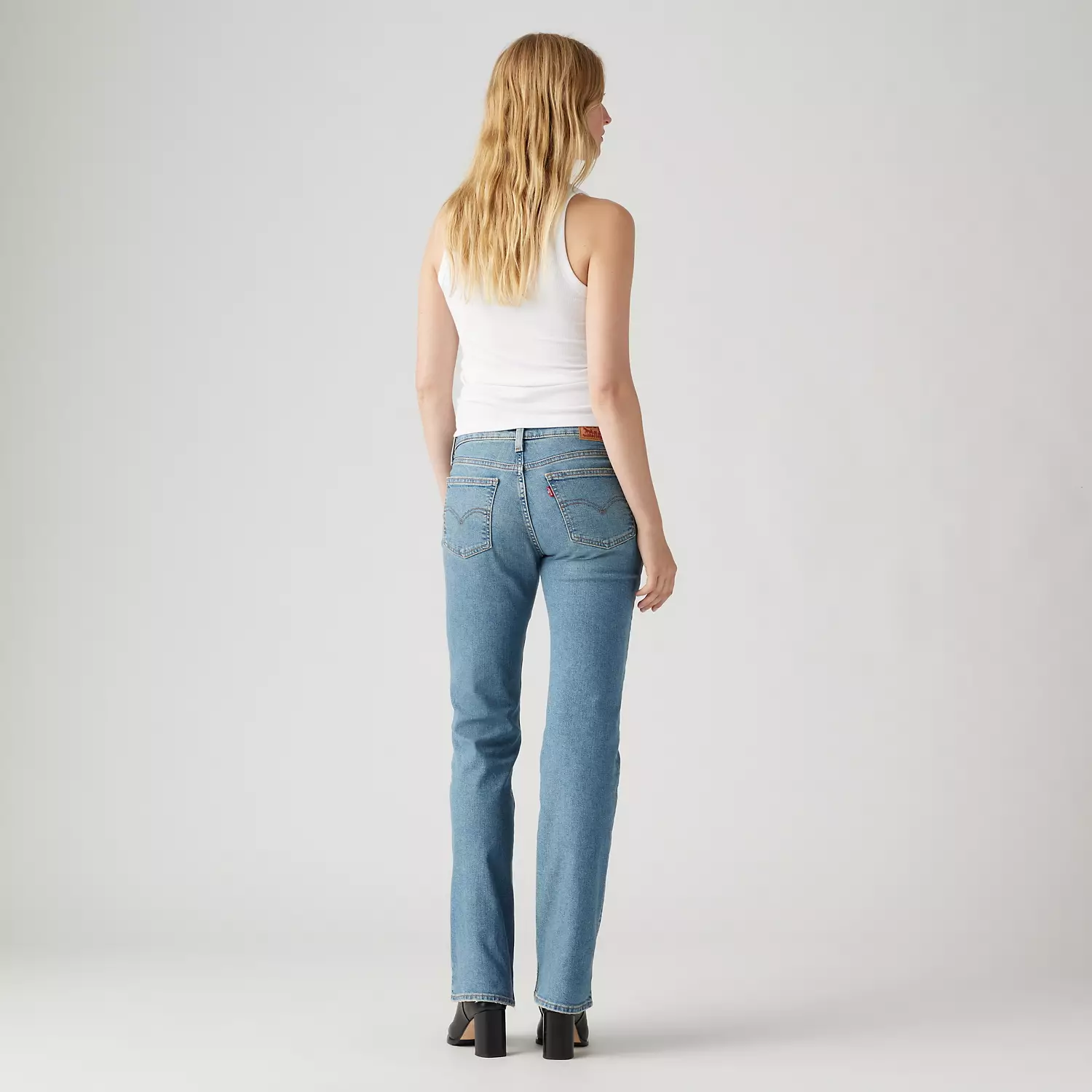 Женские джинсы Levi's Superlow Bootcut, средне-синий — фото 3