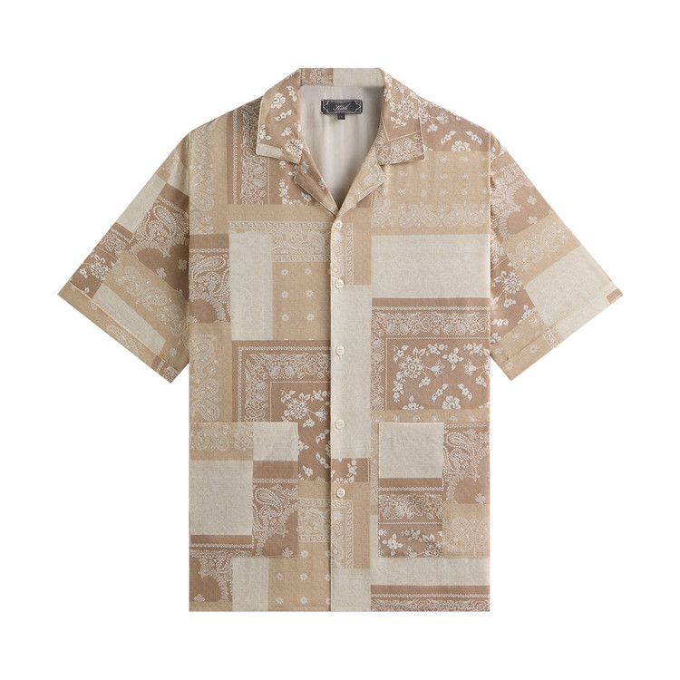 

Рубашка Kith Silk Lyocell Bandana Reade Shirt, Canvas