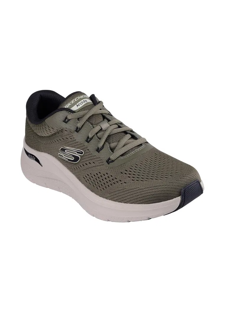 Кроссовки мужские ARCH FIT 2.0, Skechers, черный/оливковый — фото 3