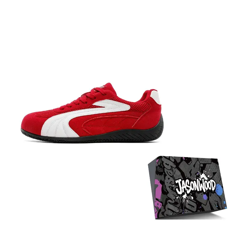 

JASONWOOD Красные мужские повседневные лоуферы, цвет Red