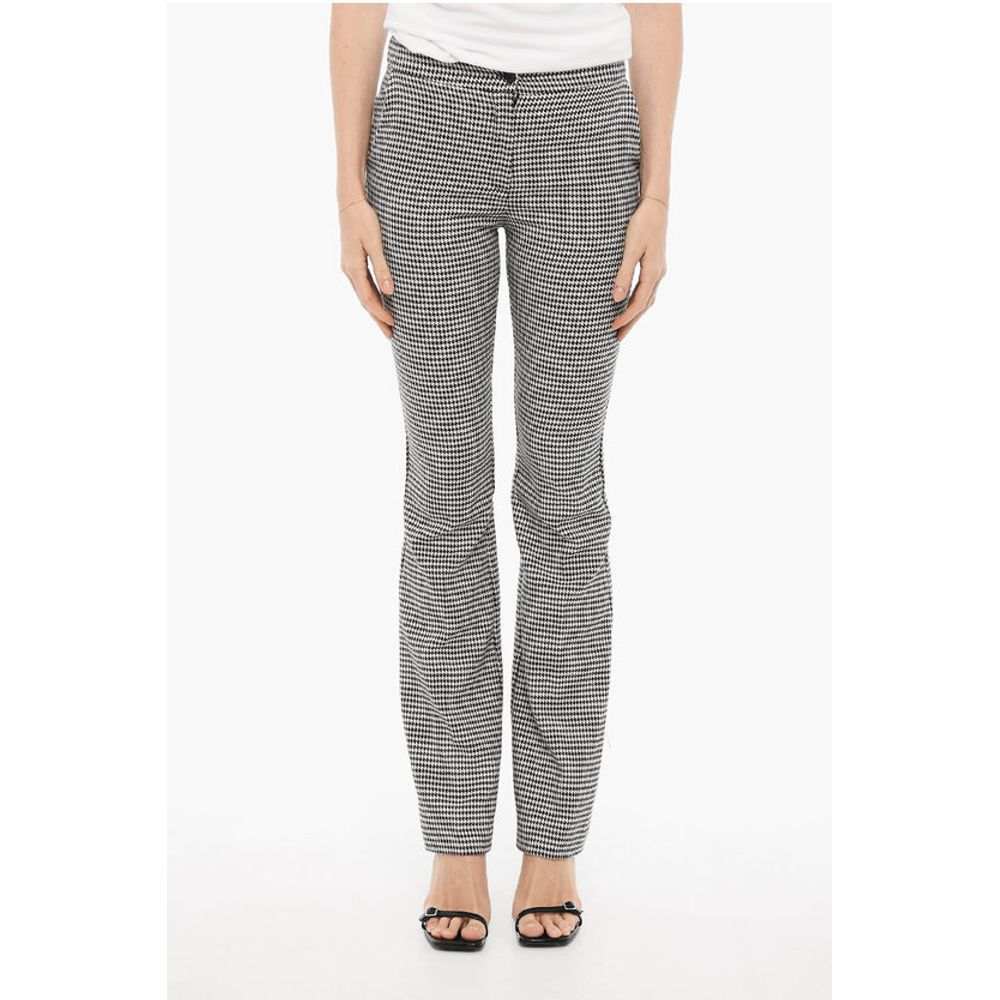 

Брюки Bootcut с мотивом Pied-de-Poule Idra, Black and White