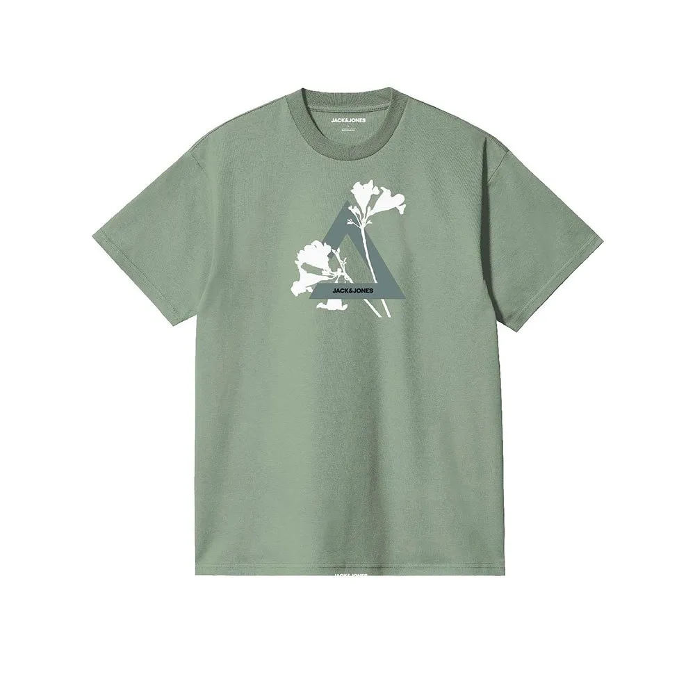 

Футболка Jack & Jones Floral Triangle, зеленый
