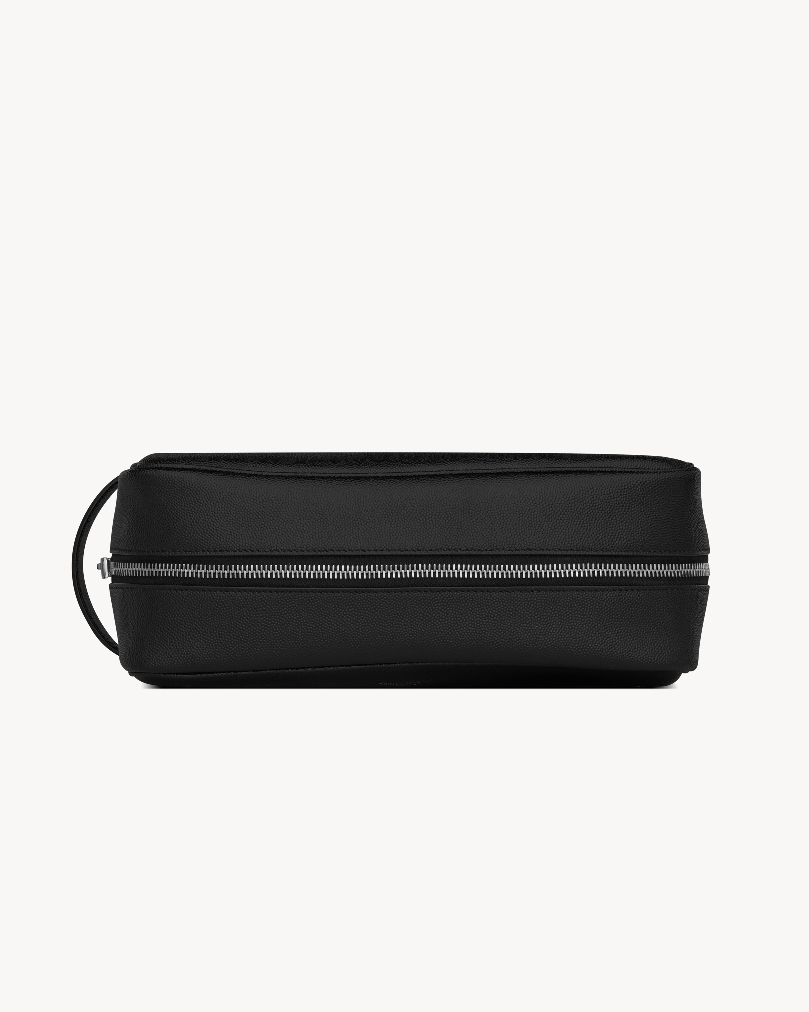Косметичка SAINT LAURENT PARIS из кожи grain de poudre, черный — фото 4